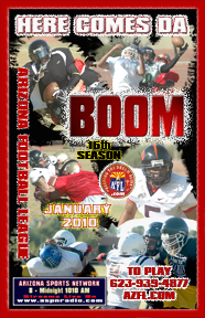 AzFL 2010 Pre Season BOOM poster